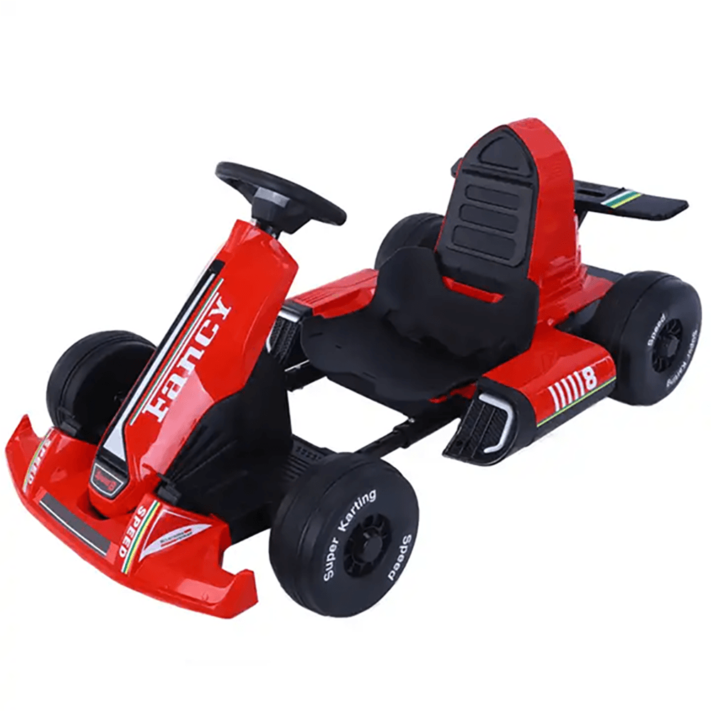 Carro Eléctrico Super Kart Rojo con Control Remoto