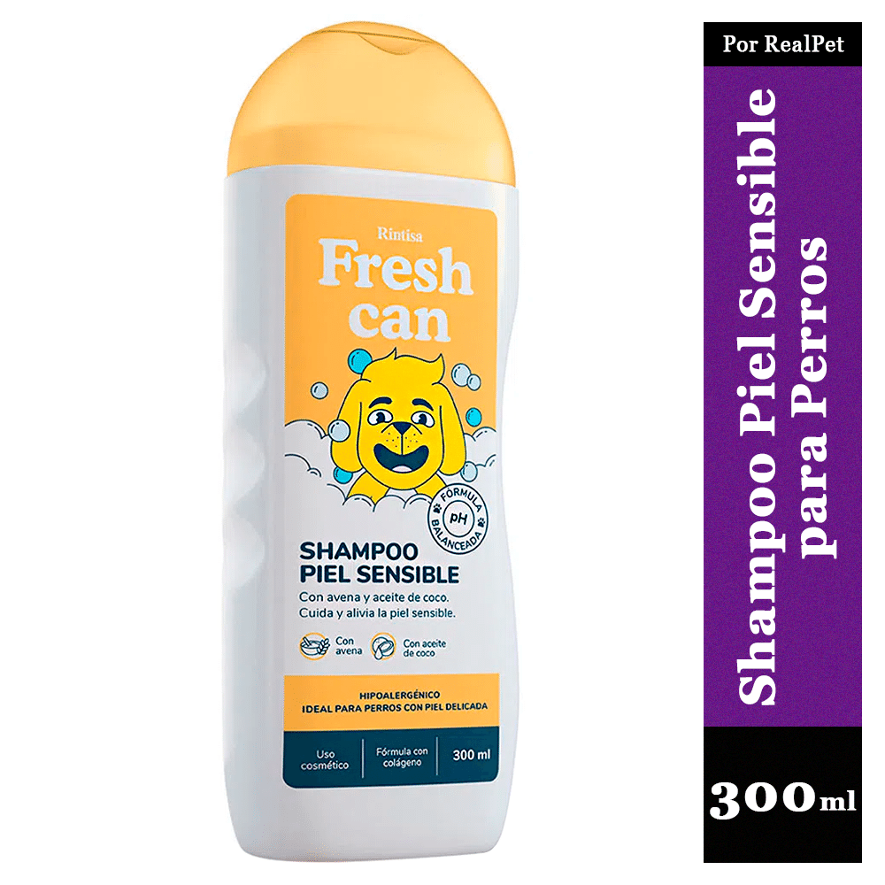 Shampoo para Perros Fresh Can Piel Sensible Frasco 300 ml