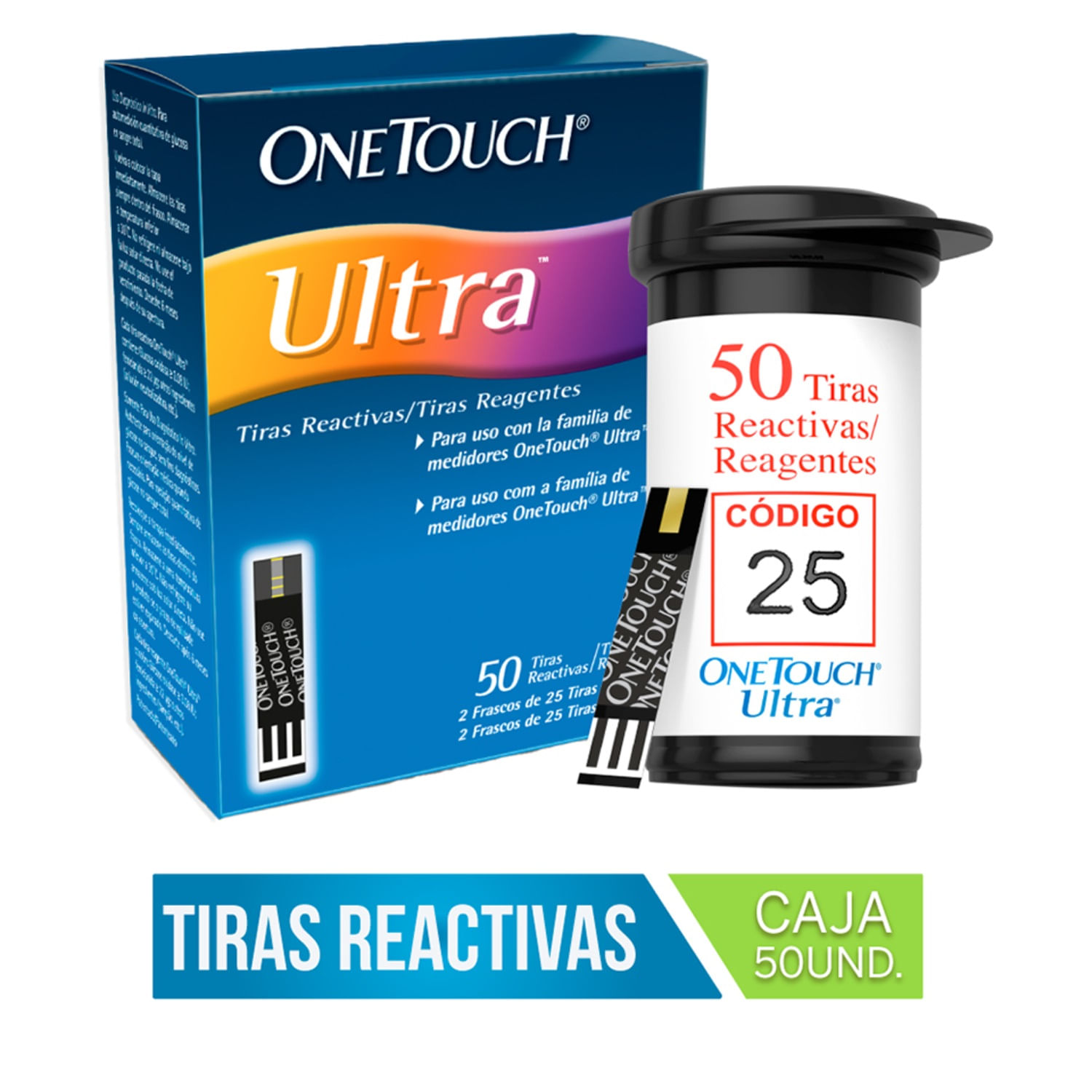 Tiras Reactivas One Touch Ultra Caja 50 UND