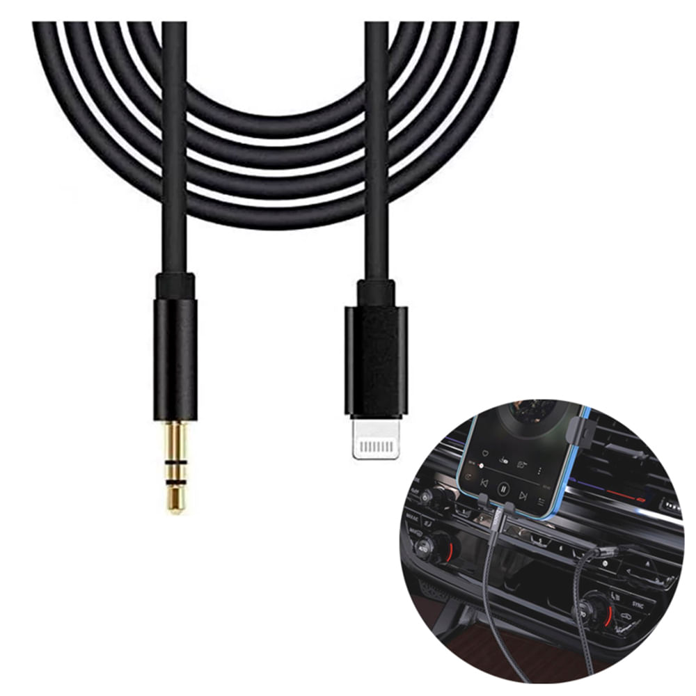 Cable de Audio Adaptador Lightning a 35mm para iPhone