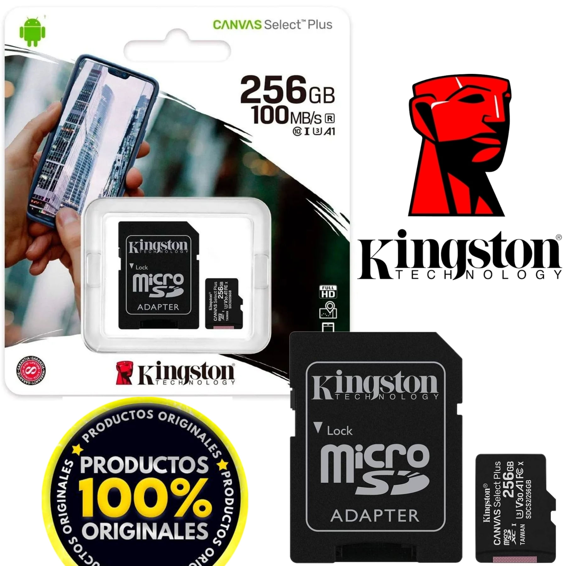 Memoria Micro SDXC de 256 GB Kingston Nintendo Switch
