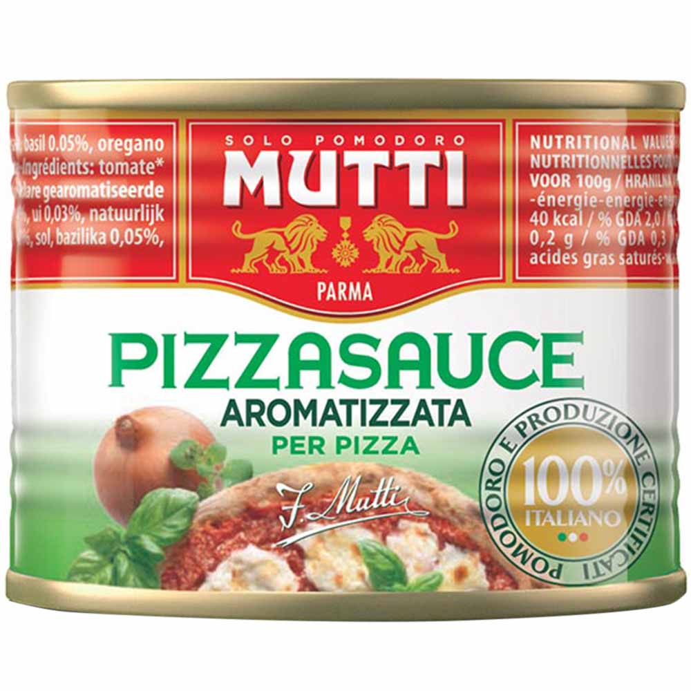 Salsa de Pizza MUTTI Pizza Sauce Aromatizzata Lata 210g