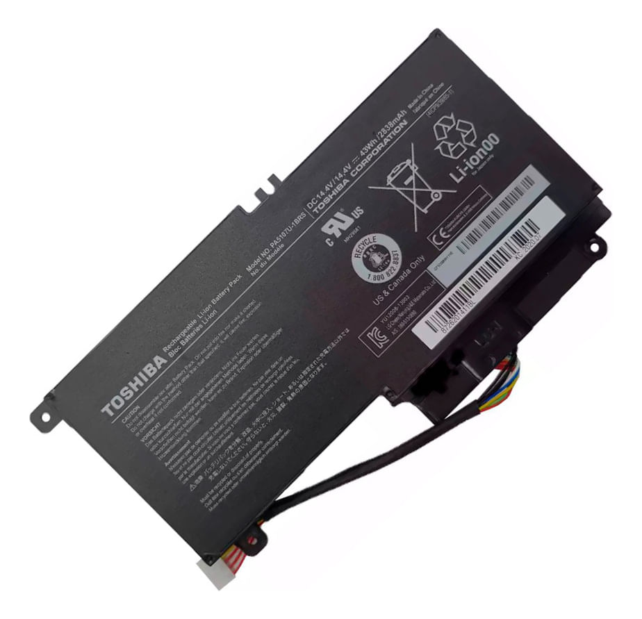 Bateria Genérica Compatible Para Laptop Toshiba Pa5107 43Wh 14.4V 4 Celdas