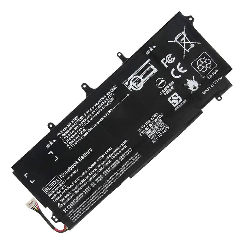 Bateria Genérica Compatible Para Laptop Hp Hstnn-Db5d Bl06xl 42Wh 11.1V 6 Celdas