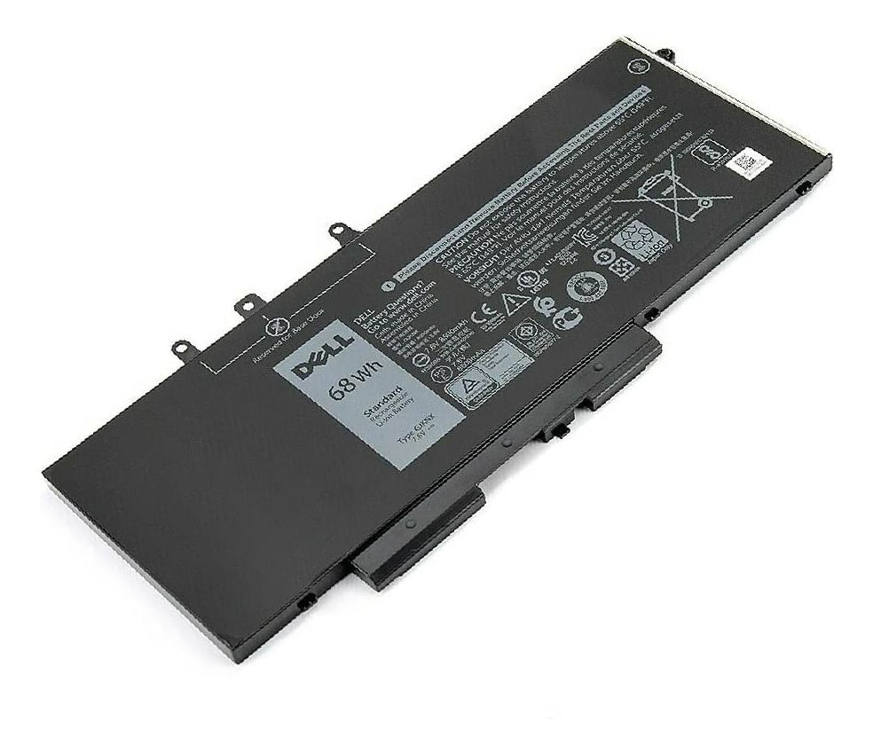 Bateria Genérica Compatible Para Laptop Dell Gjknx 68Wh 7.6V 4 Celdas