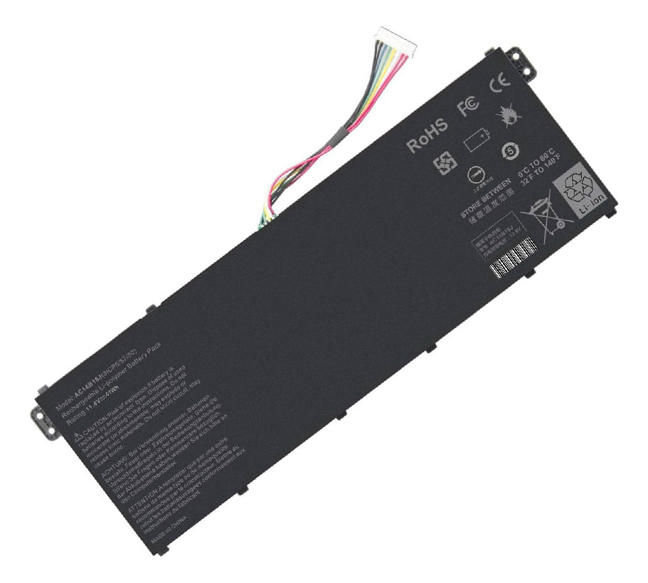 Bateria Genérica Compatible Para Laptop Acer Ac14b18j 36Wh 11.4V 3 Celdas