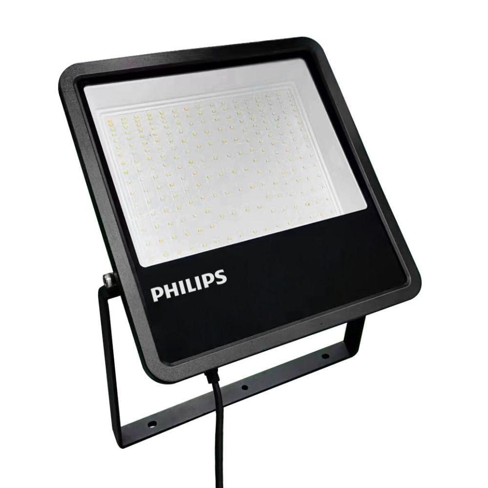 Reflector Led Philips BVP 150 100w IP65 Plástico Negro Luz Fría