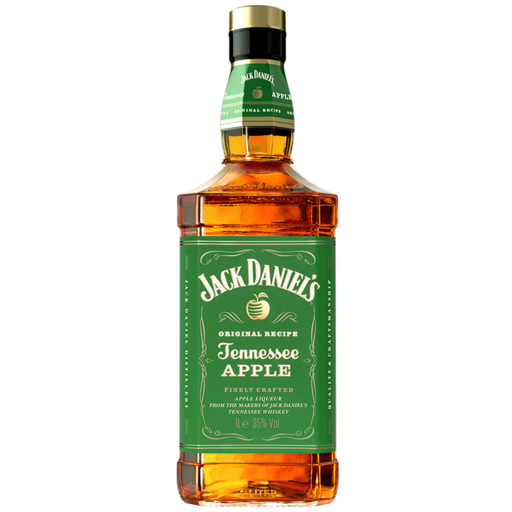 Whisky Apple JACK DANIELS Botella 1L