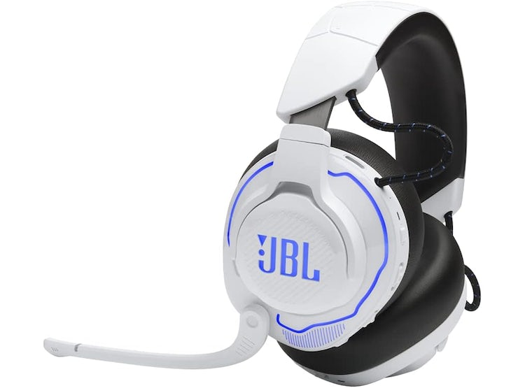 Jbl Quantum 910p Wireless - Gaming Headset For Playstation (White),White/Blue, Medium