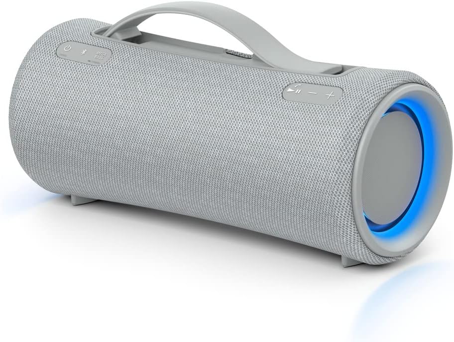 Sony Srs-Xg300 X Series - Altavoz Inalámbrico Portátil Bluetooth, Batería De 25 Horas, Gris Claro