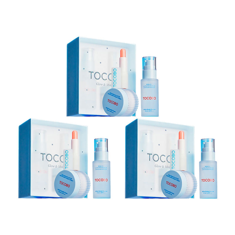 Glow & Moist Trio Set Tocobo 3 Unidades