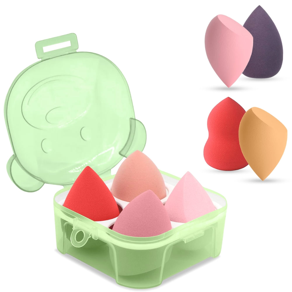 Set de 4 Esponjas de Maquillaje Beauty Blender VD 490E