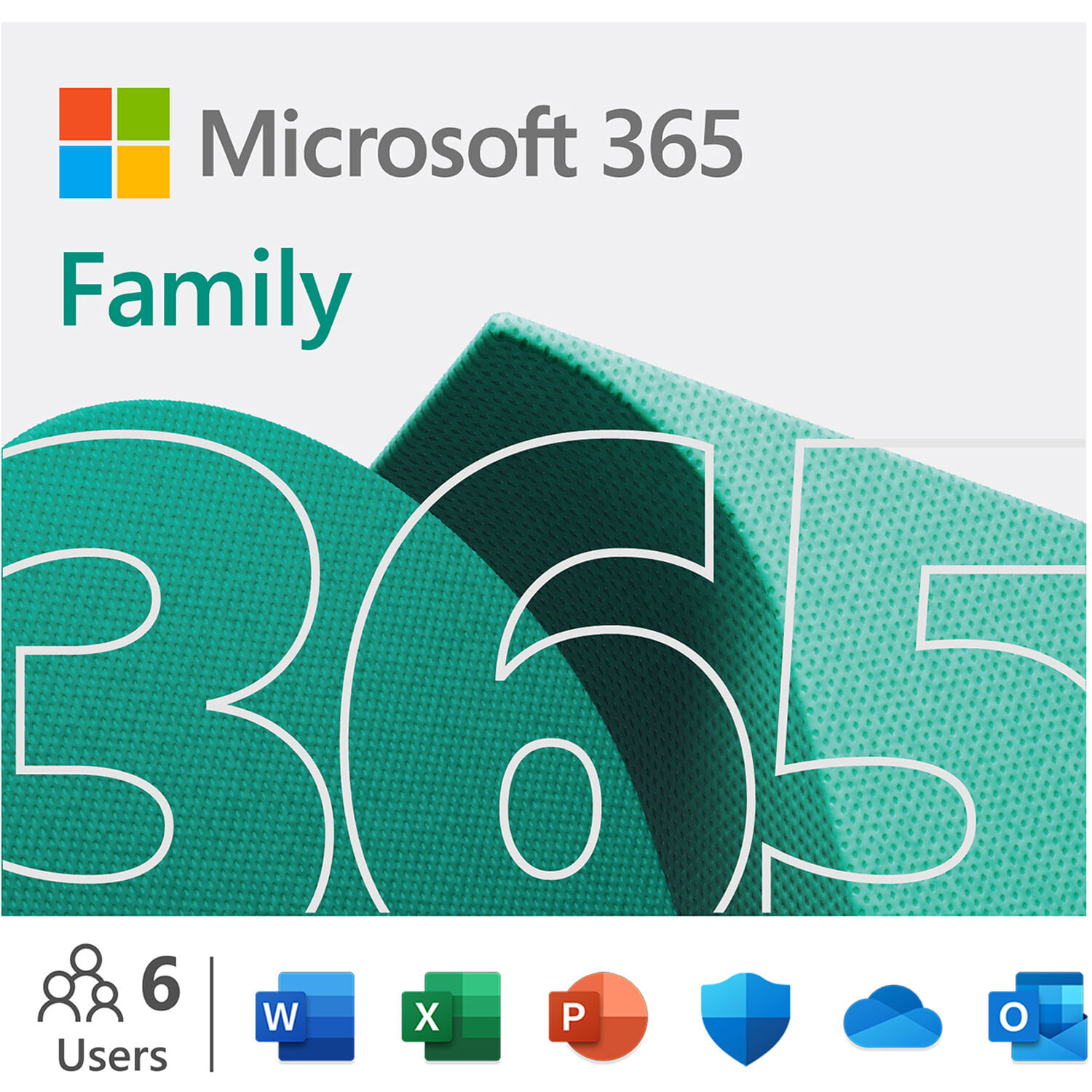 Microsoft 365 Family Licencia para 6 Pc O Mac Suscripción de 12 Meses Código de Clave de Produ