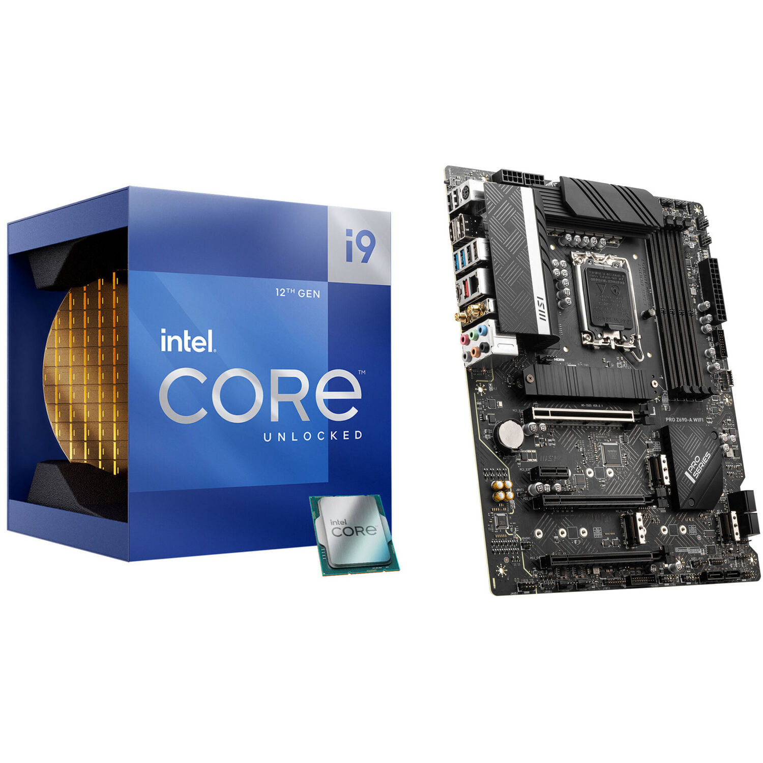 Bundle Procesador Intel Core I9 12900K 3.2 Ghz 16 Core Lga 1700 Y Placa Madre Msi Pro Z690 a Wifi Lg
