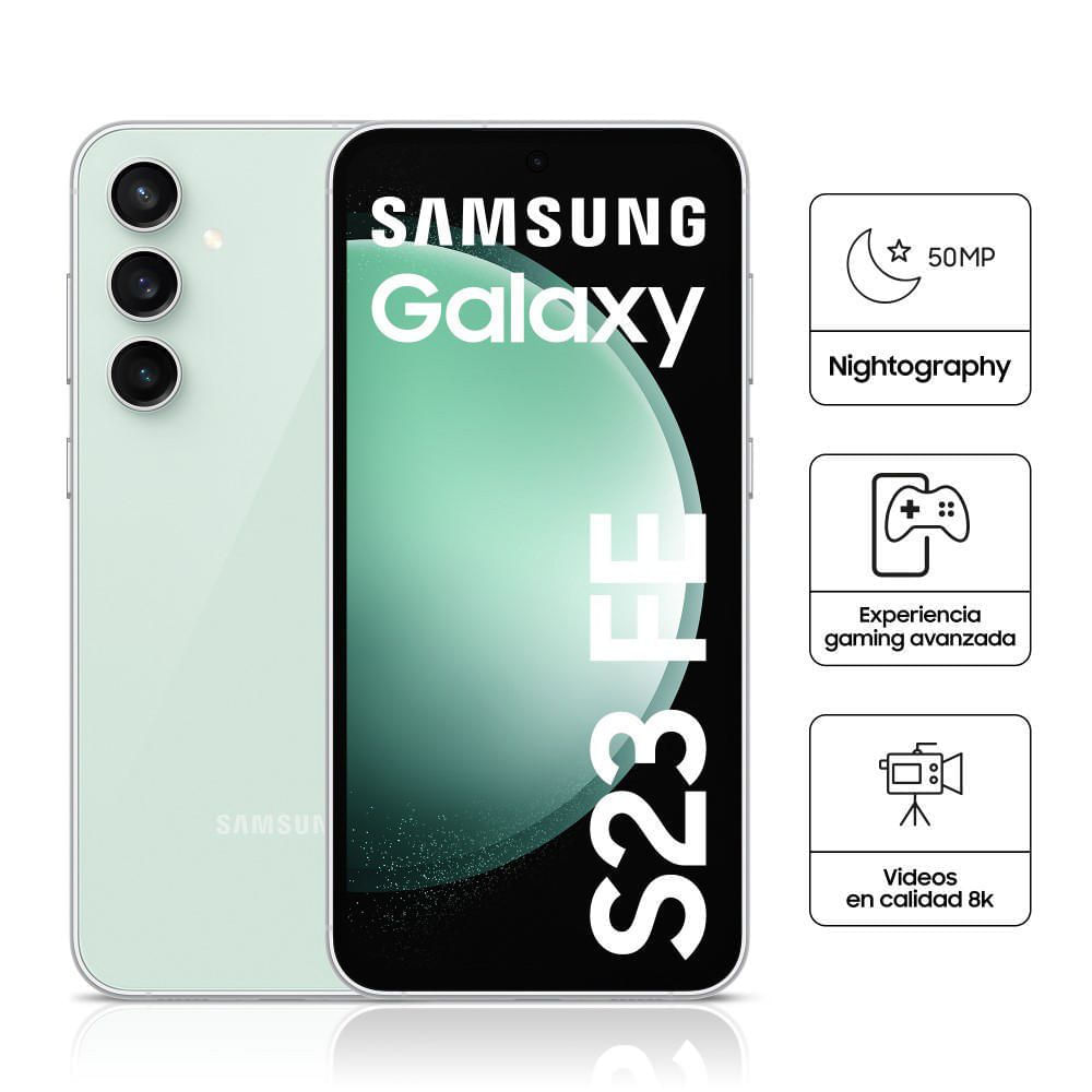 Celular Samsung Galaxy S23 FE 6.4" 256GB 8GB Menta