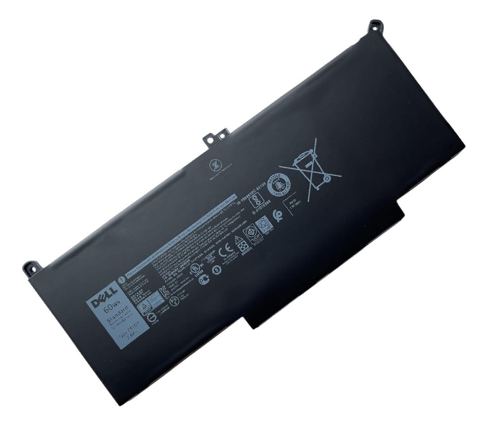 Bateria Genérica Compatible Para Laptop Dell F3ygt 60Wh 7.6V 4 Celdas