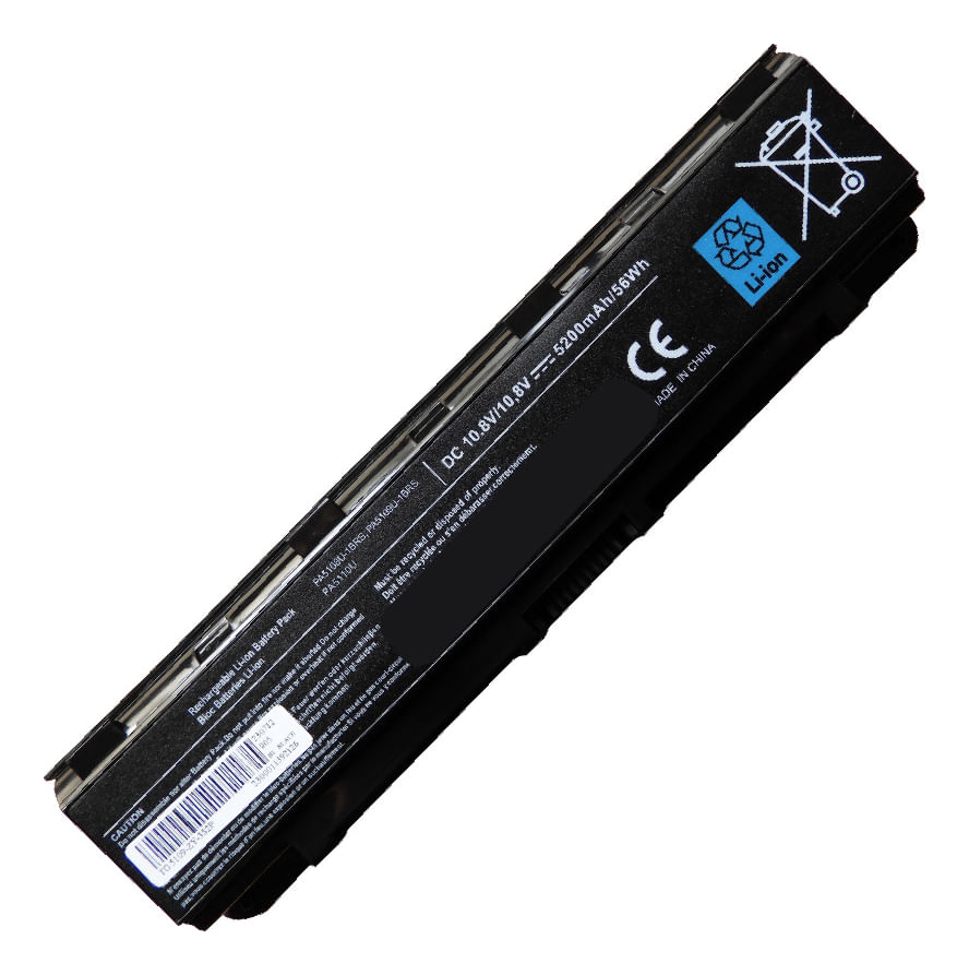 Bateria Genérica Compatible Para Laptop Toshiba Pa5109 56Wh 10.8V 6 Celdas