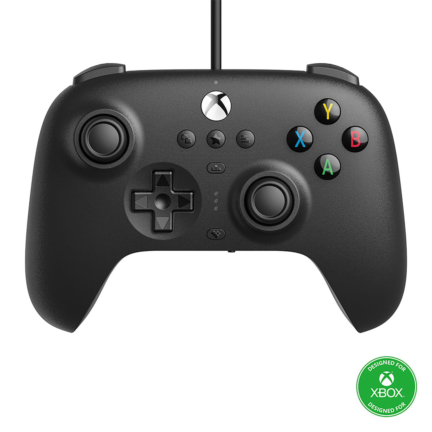 Controlador Con Cable 8Bitdo Xbox Series Mango Para Juegos De Pc Negro