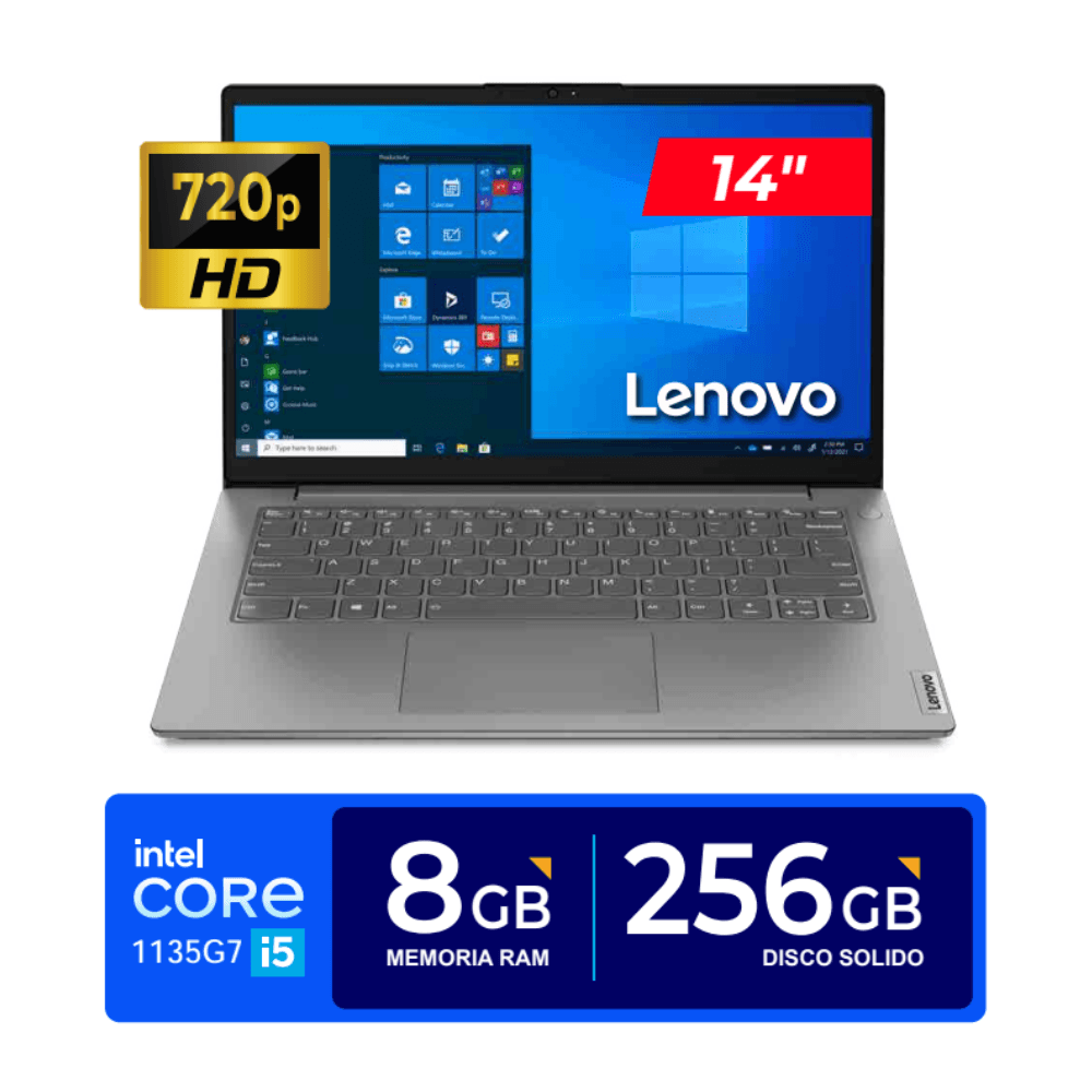 Laptop Lenovo V14 G2 ITL 14? HD TN Core i5-1135G7 2.40/4.20GHz/ 8GB RAM DDR4/ 256GB SSD Freedos