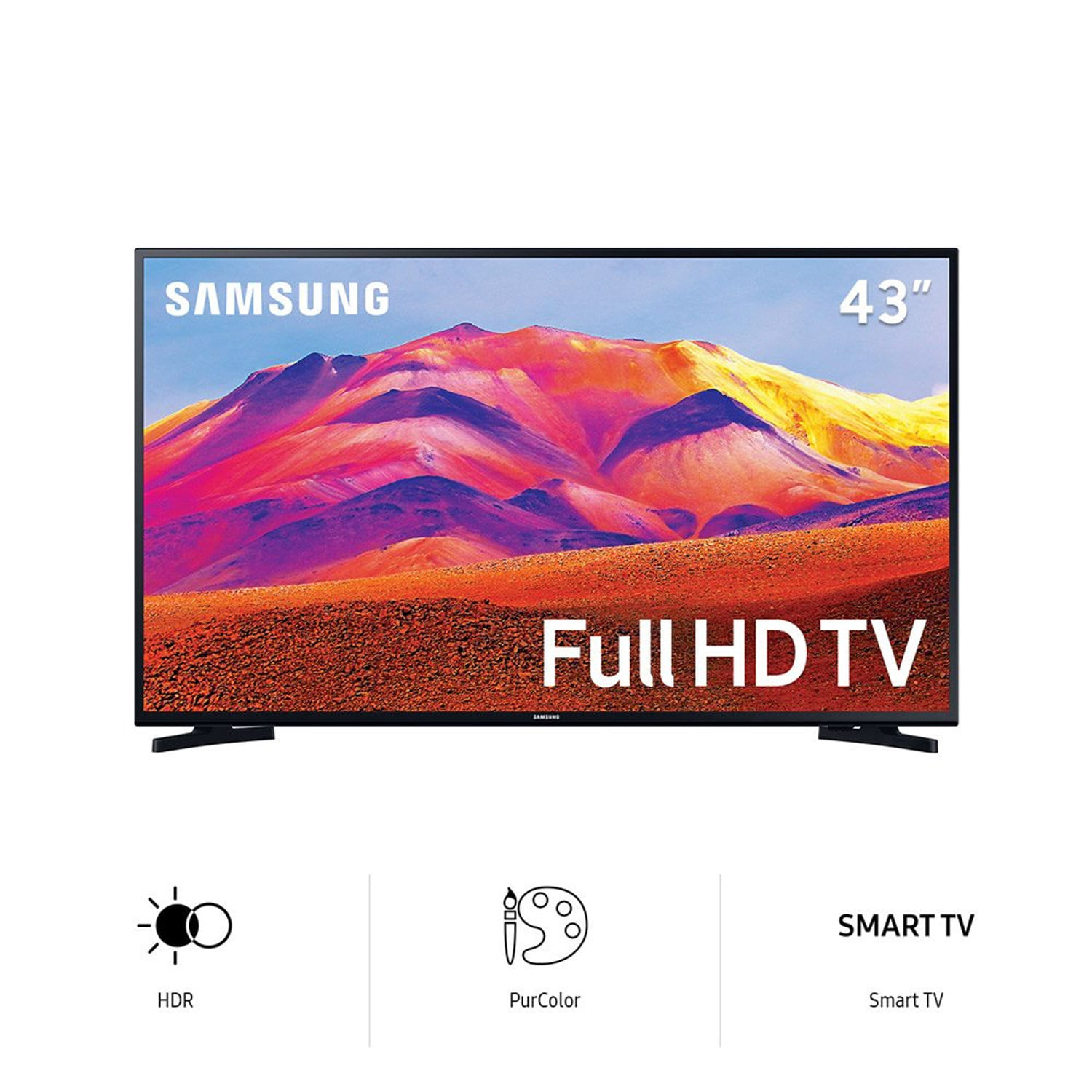 Televisor Samsung 43" LED Smart TV Full HD UN43T5202AGXPE