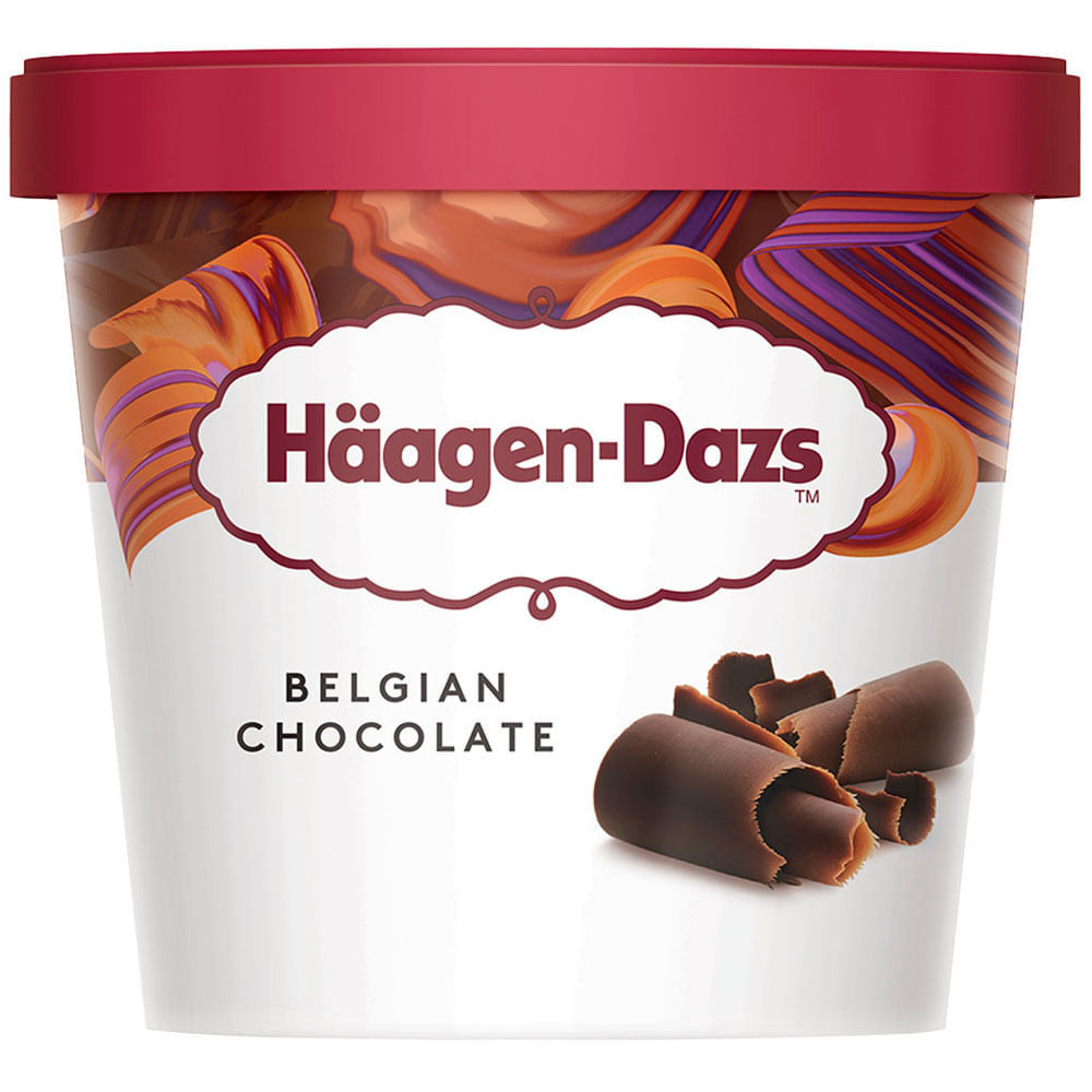 Helado HÄAGEN DAZS Chocolate Belga Pote 100ml