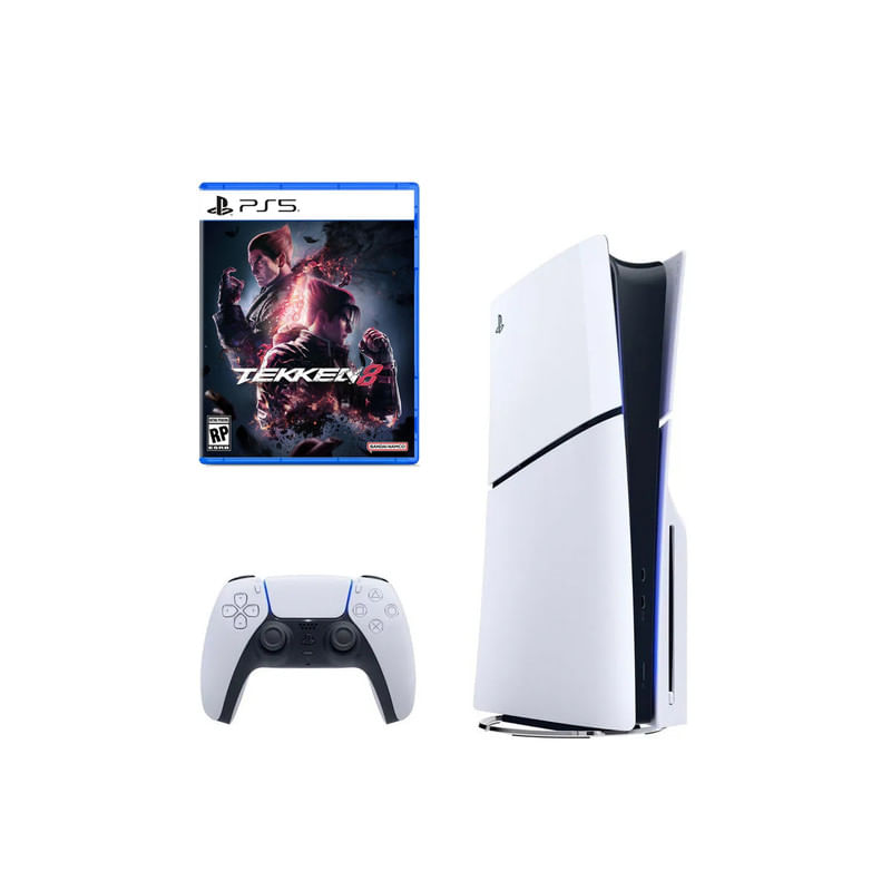 Consola Playstation 5 Slim Lectora de Discos + Tekken 8