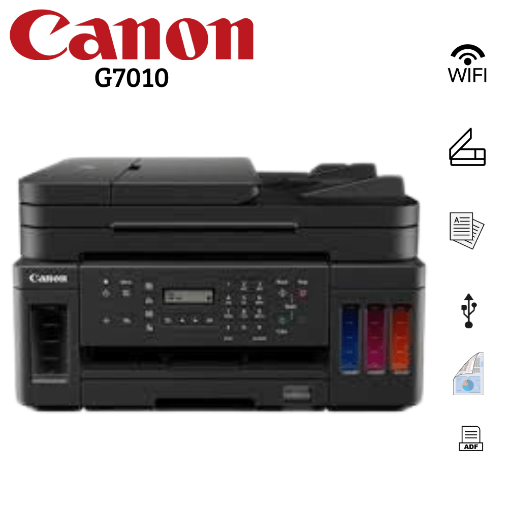 Impresora Multifuncional Canon Pixma G7010 Wifi Adf Duplex