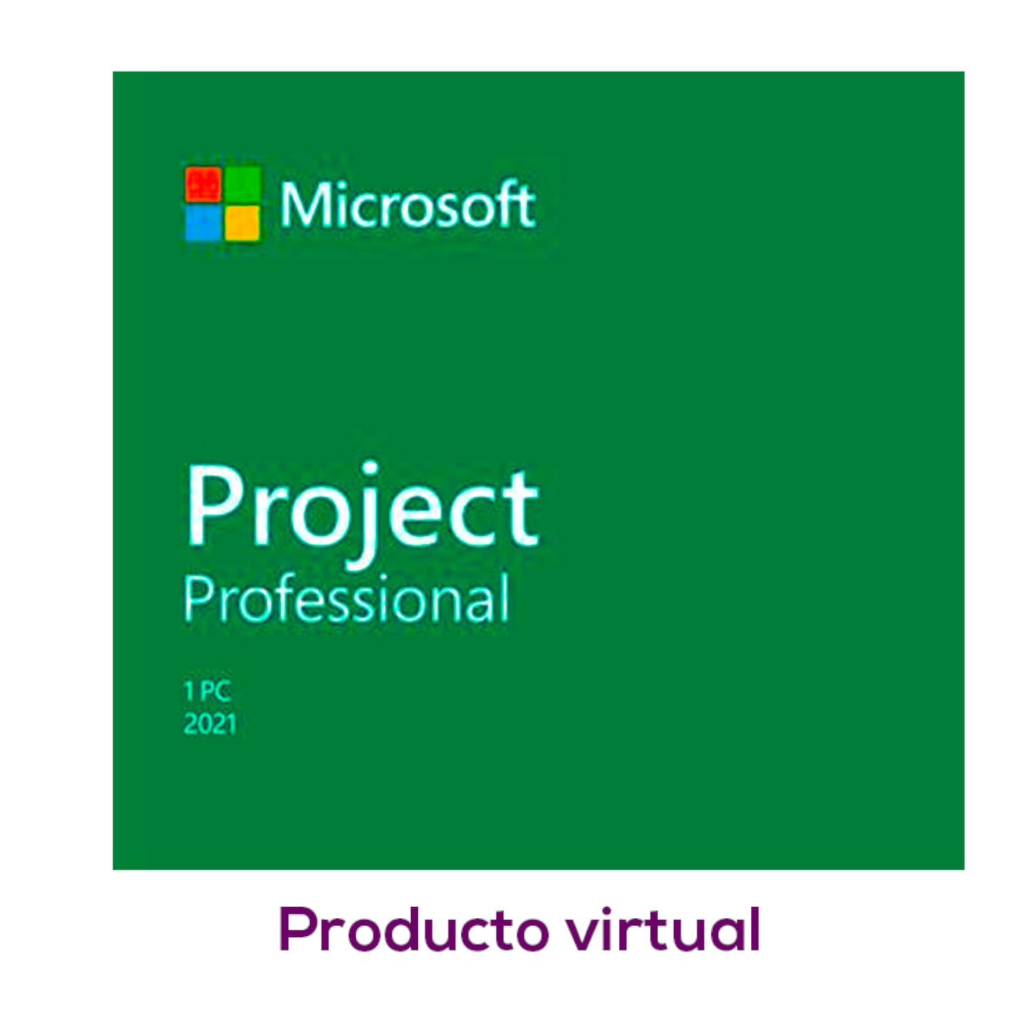 Licencia de Microsoft Project 2021 Professional