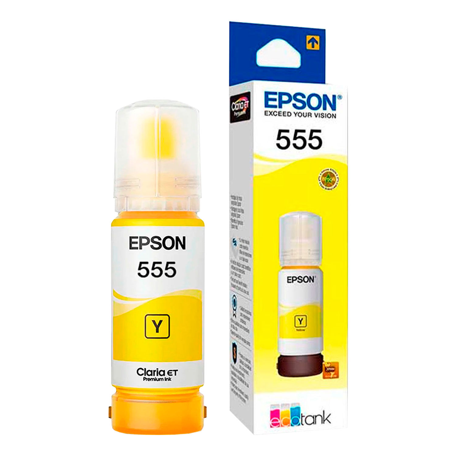 Tinta Epson T555 Yellow Original para L8160 L8180