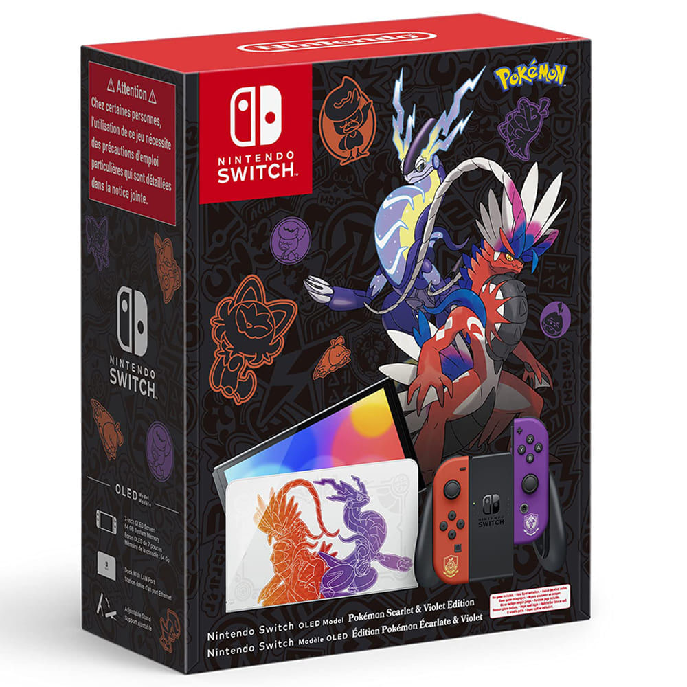 Consola Nintendo Switch Oled Pokémon Escarlata/Púrpura