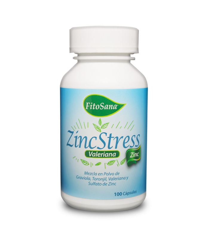 Cápsulas Zinc Stress Fitosana 100u