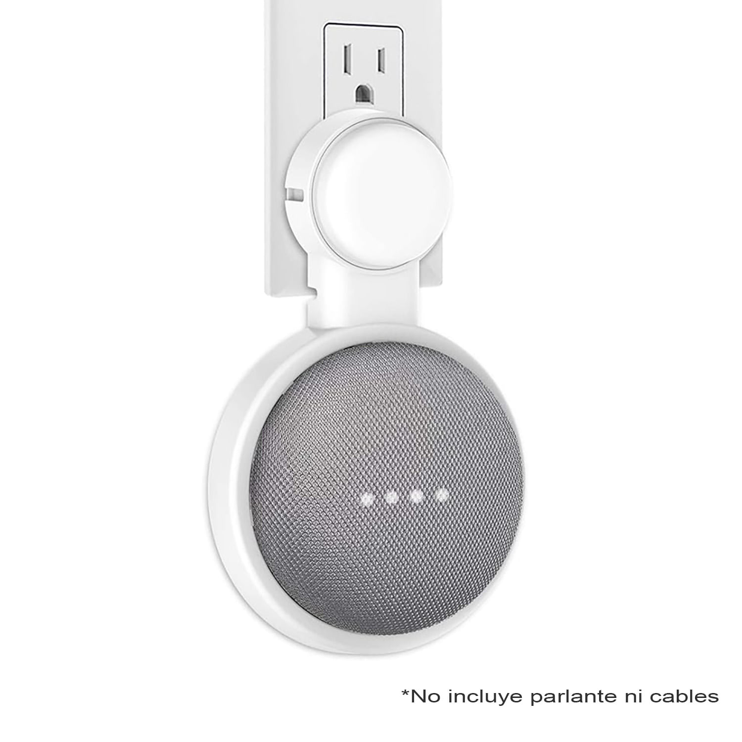 Carcasa Marco de Pared  para Google Nest Home Mini Blanco