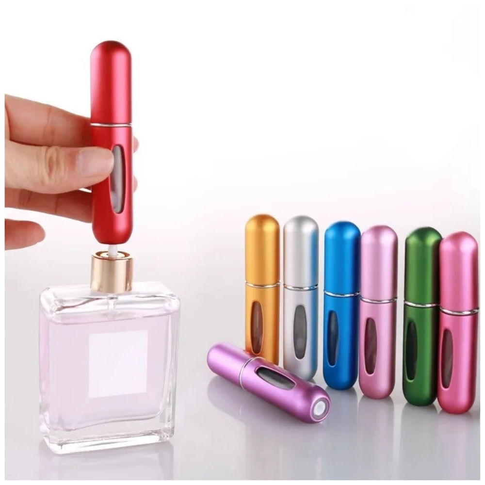 Set X2 Dispensador Atomizador de Perfume para Viaje Portátil y Recargable 5ml A15