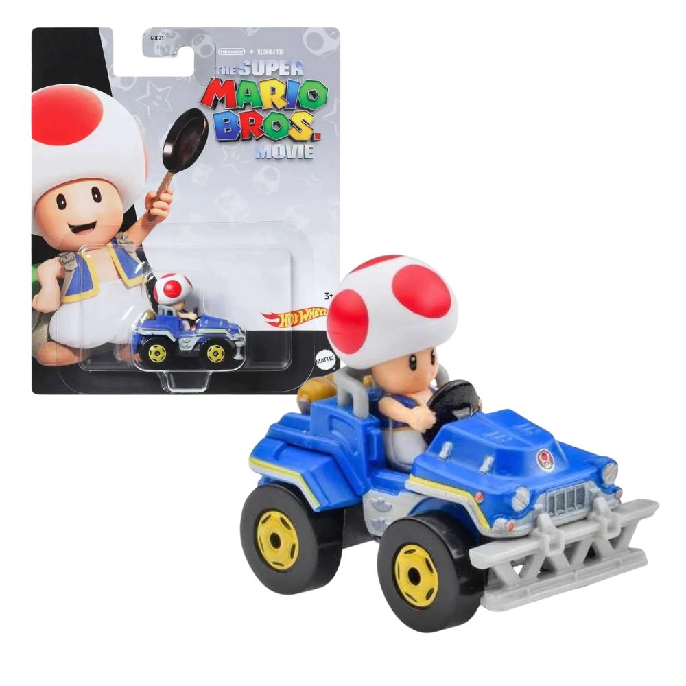 Hot Wheels Super Mario Bros Movie Toad