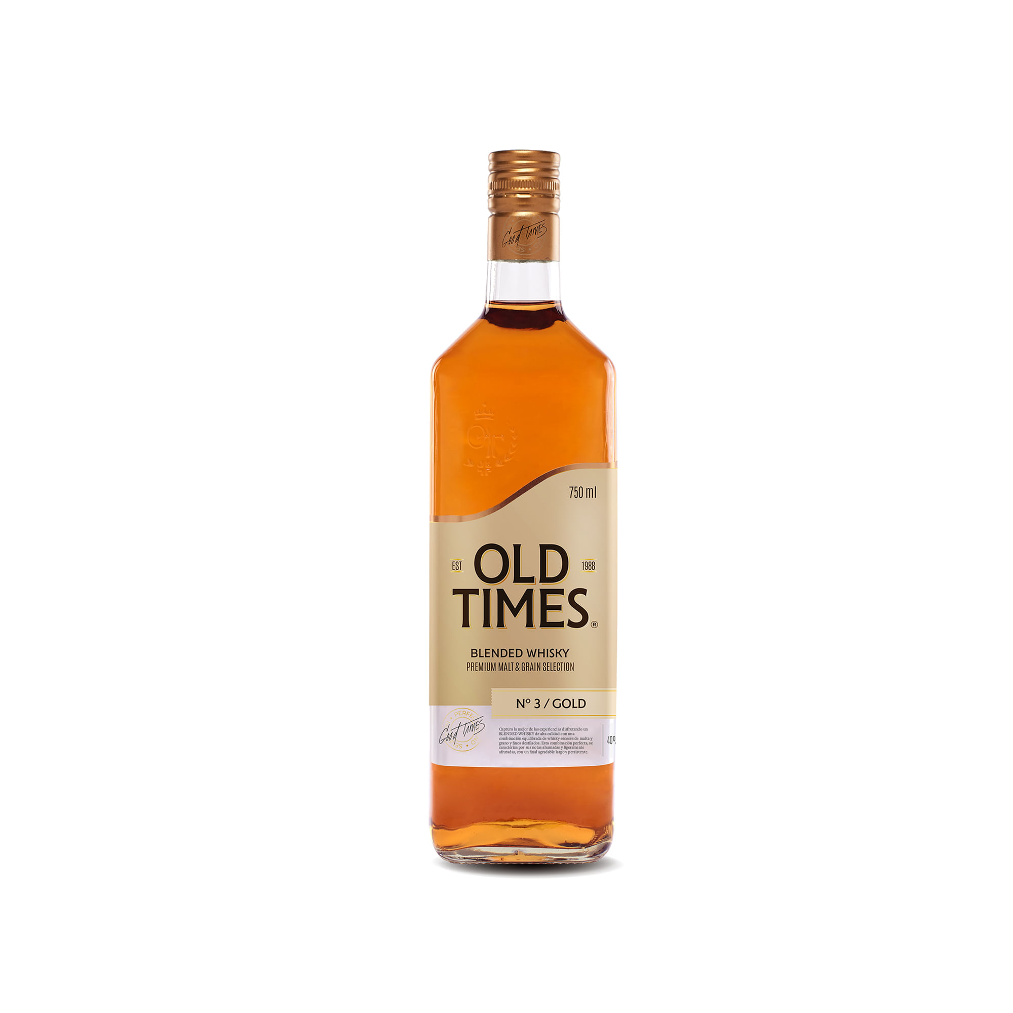 Whisky OLD TIMES Gold Botella 750ml