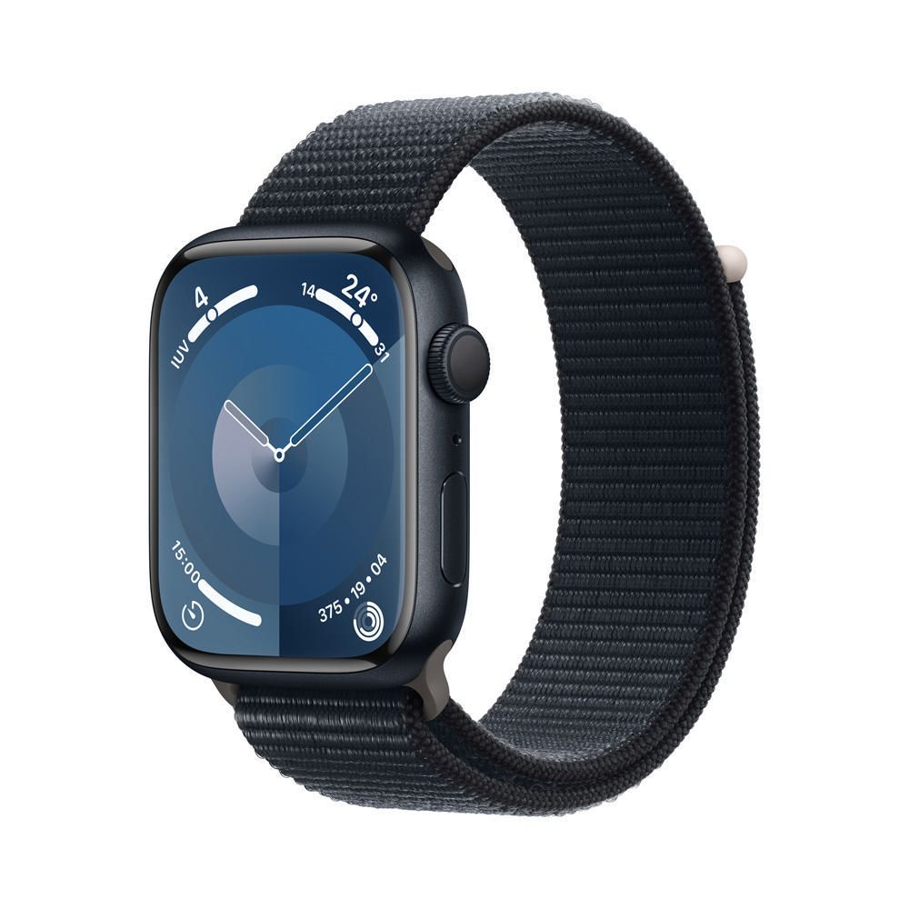 Apple Watch Series 9 GPS - Caja de aluminio medianoche 45 mm - Correa Loop deportiva medianoche