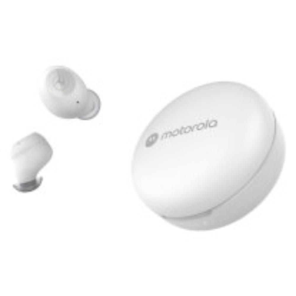 Audífonos inalámbricos Motorola In Ear con carga inalámbrica Moto Buds 250 Blanco