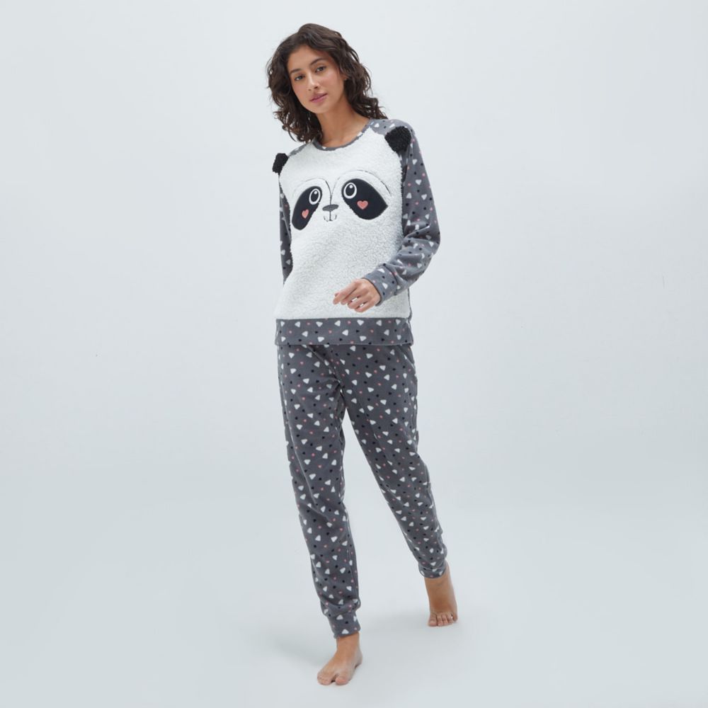 Pijama Hypnotic Mujer New Bas Animal Polar