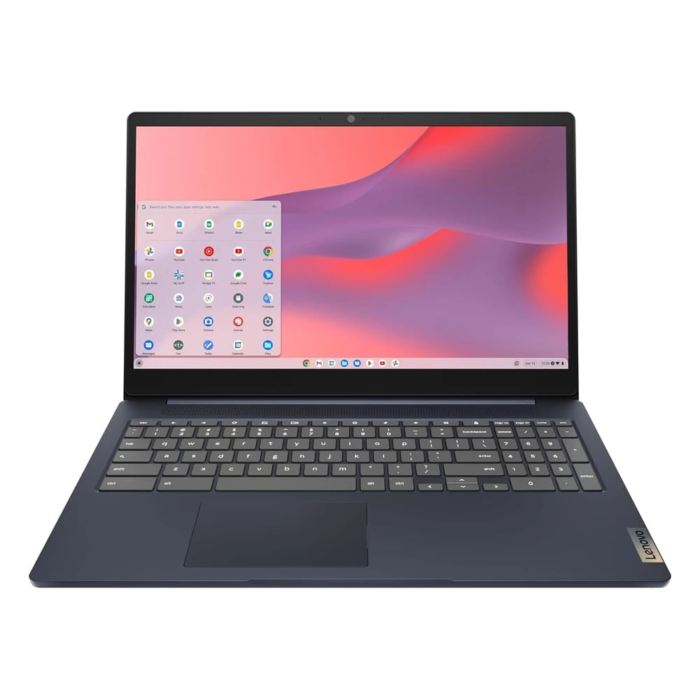 Laptop Lenovo 3i Chromebook 2023 Fhd 15.6" 8gb Ram 64gb Emmc  Intel Celeron N4500 Azul Abismo