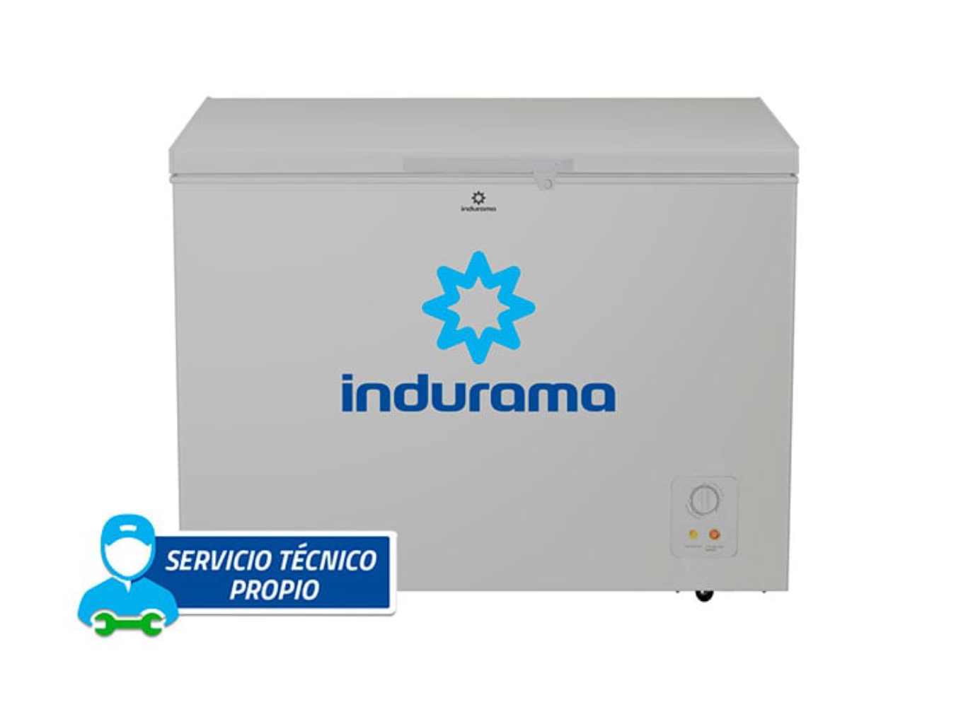 Congelador Indurama Defrost 297L CI-320bl Blanco