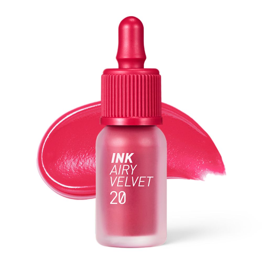 Tinta Labios Ink Airy Velvet 20 Beautiful Coral Pink Peripera 4g Carmesí