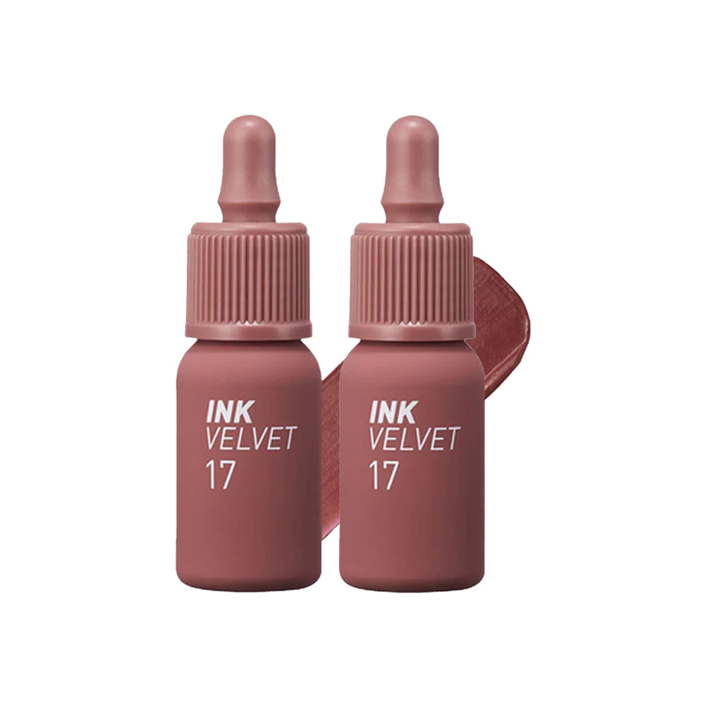 Tinta de Labios Ink Velvet n°17 Rosy Nude Peripera 2 Unidades