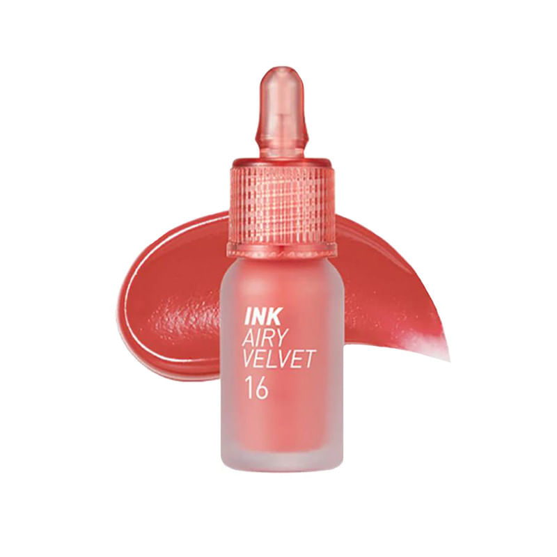 Tinta de Labios Ink Airy Velvet n°16 Favorite Orange Pink Peripera