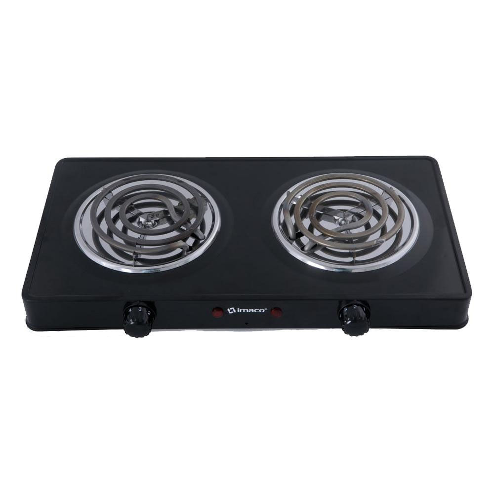 Cocina Eléctrica Imaco 2 Hornillas HP-1400 Negro