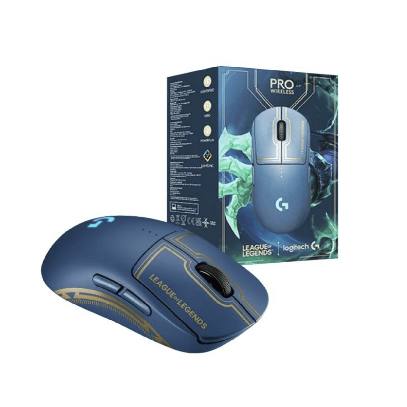 Mouse Logitech G Pro Lol 2 Lightspeed (910-006450) Wireless