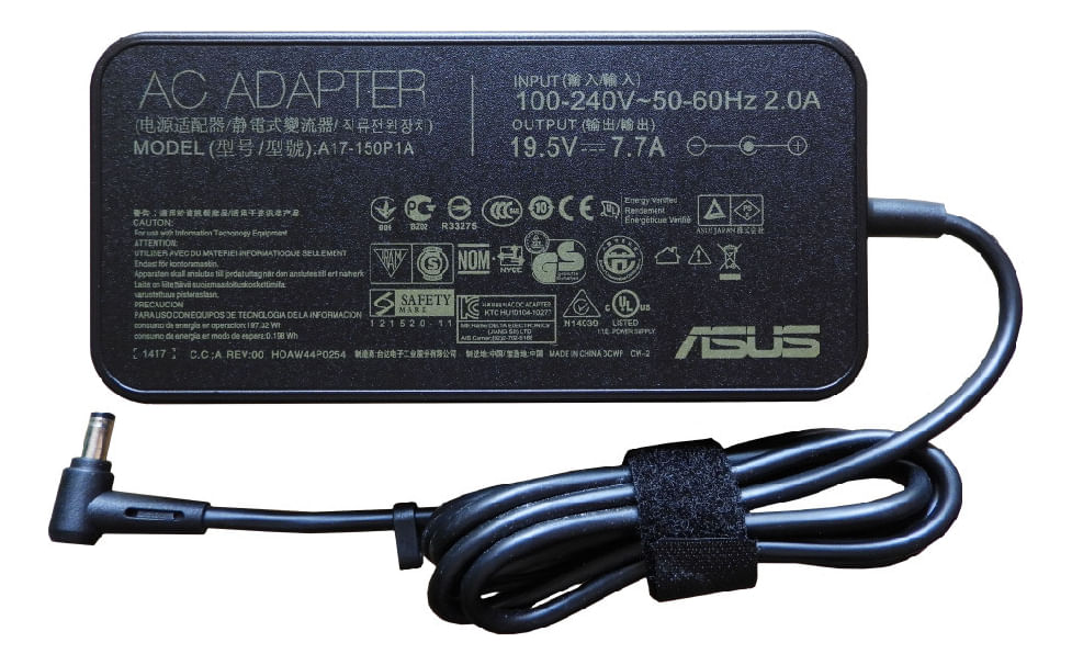 Cargador Genérico Compatible Para Laptop Asus 19.5V 7.7A 150W 5.5*2.5 Punta Toshiba