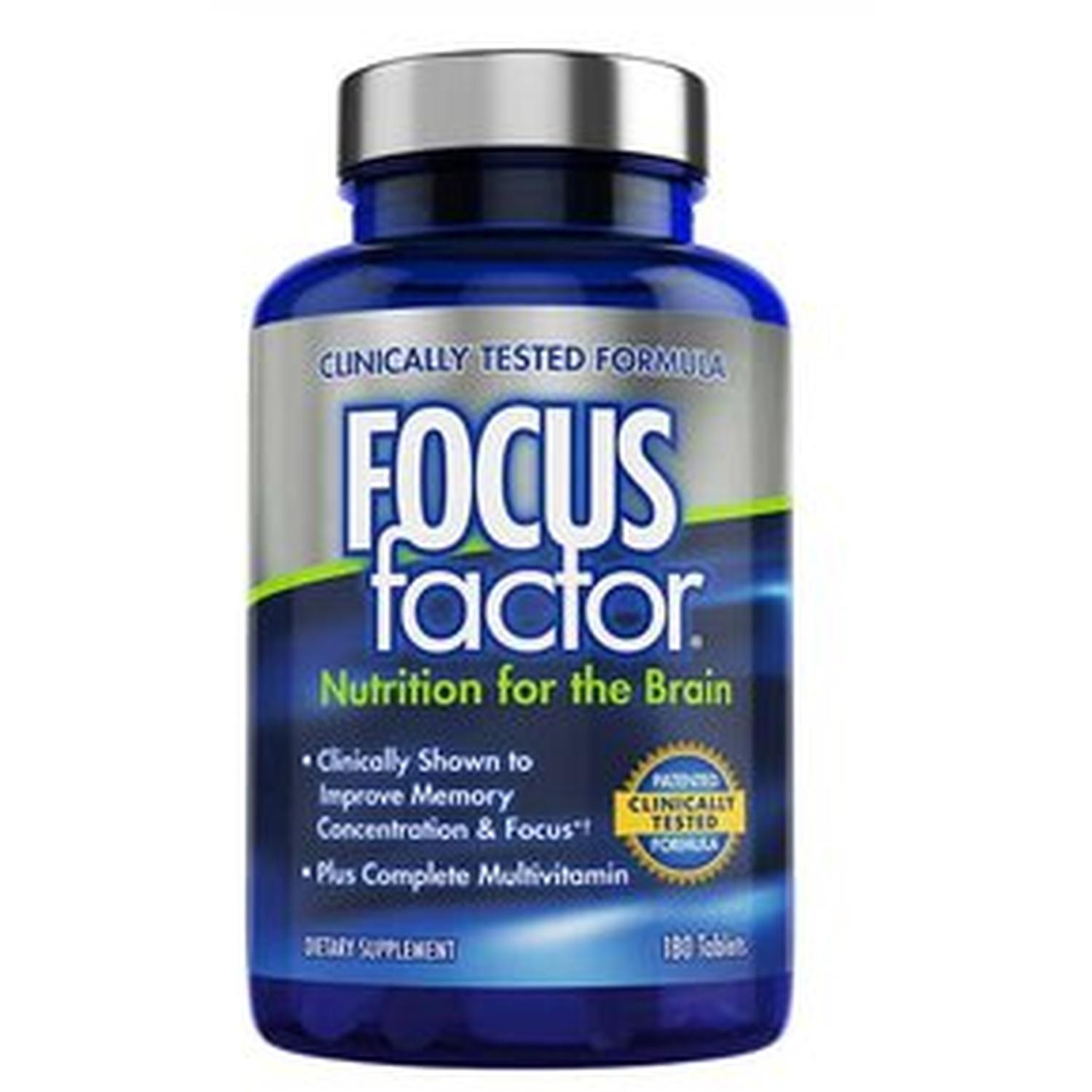 Focus Factor Suplemento Para El Cerebro 180 Tabletas