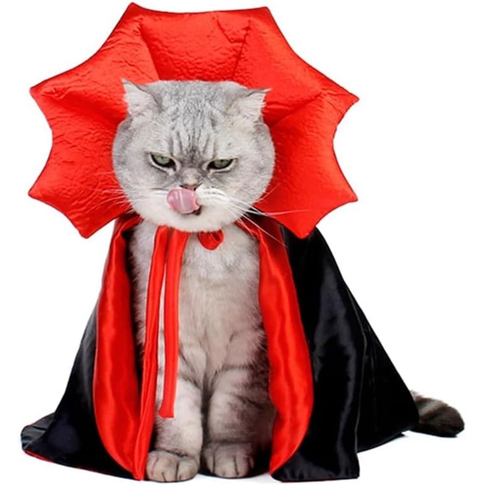Disfraz de Capa de Vampiro para Perros Gato Capa - Talla Unica