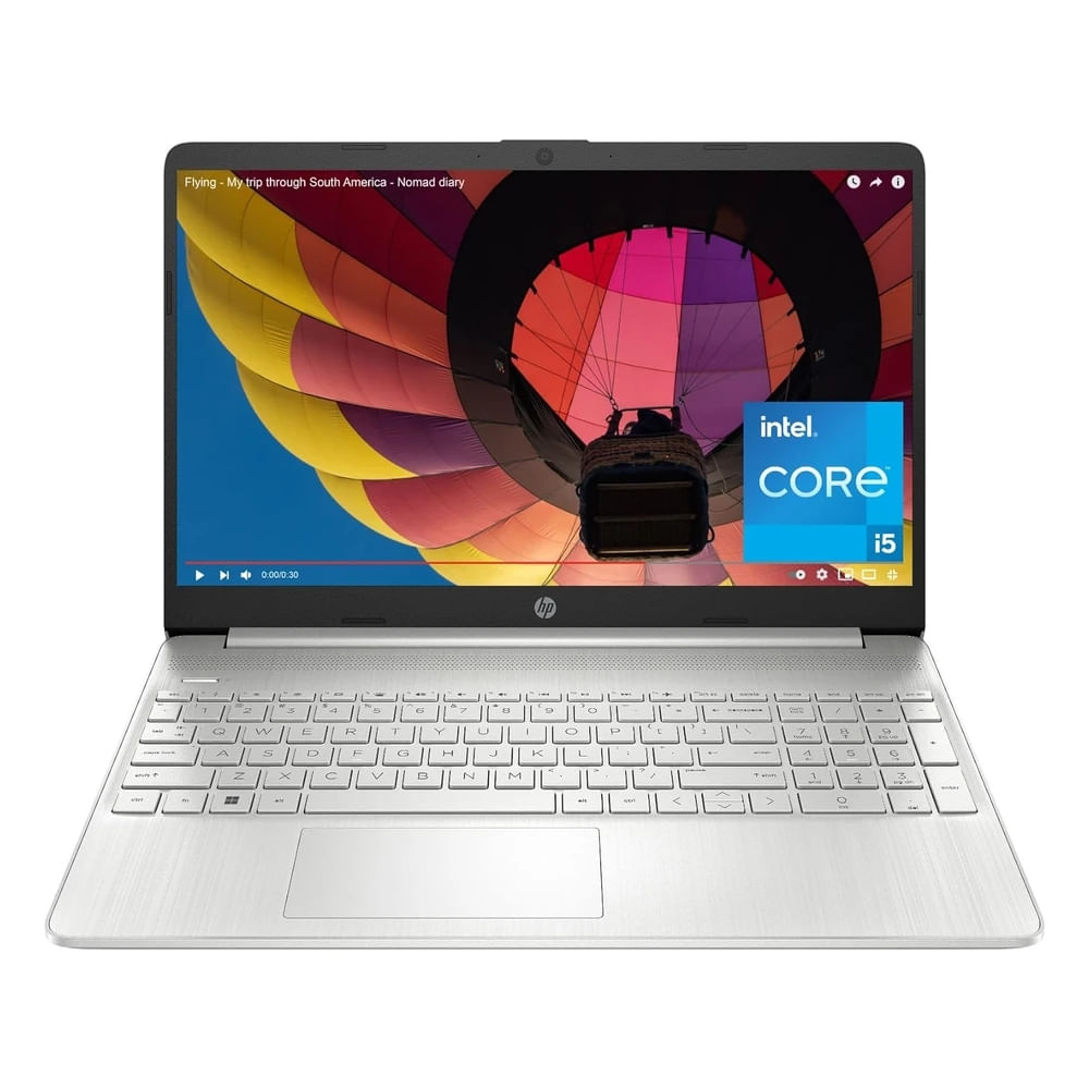 Laptop Hp Portátil 15.6" FHD Intel Core I5 12va Gen. 16gb Ram Ssd 512gb 15 Dy5399nr 2023 Plata