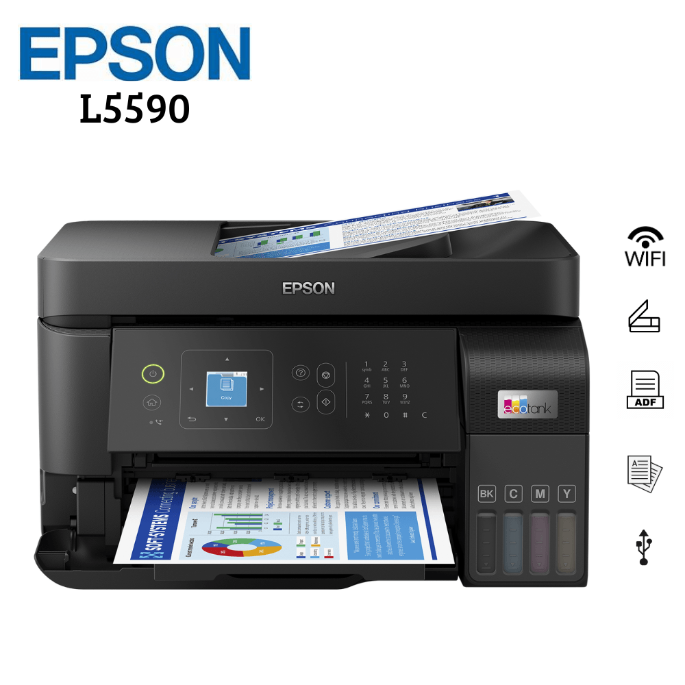 Impresora Epson L5590 Ecotank Multifuncional con ADF